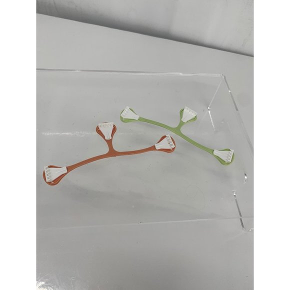 Saari Other - Snaari Set of 2 Cloth Diaper Fastners Green/ Orange